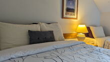 Every room has two beds and private Bath